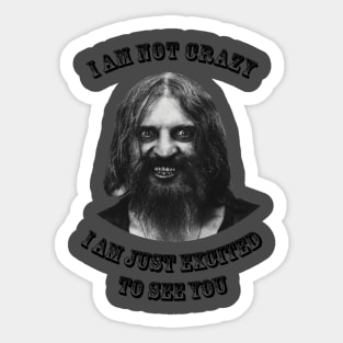 Crazy guy Sticker